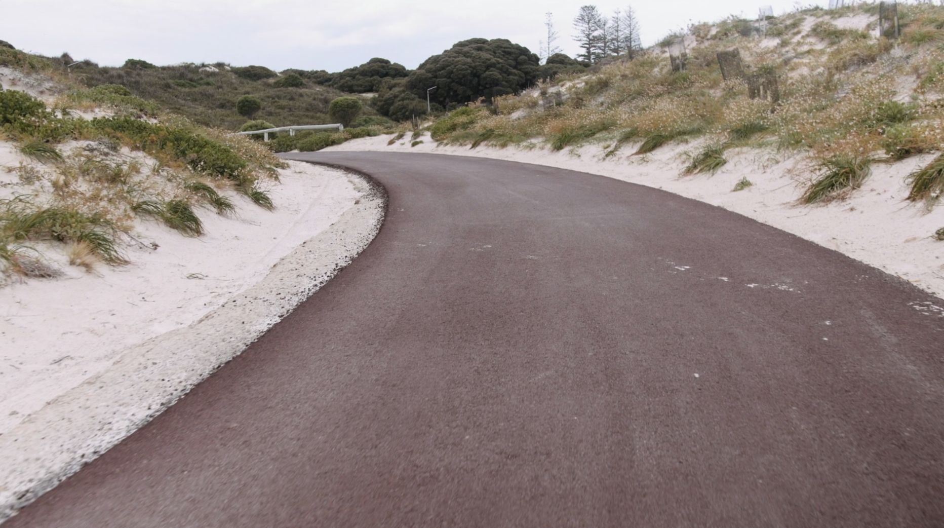 Asphaltech road at Rottnest Island