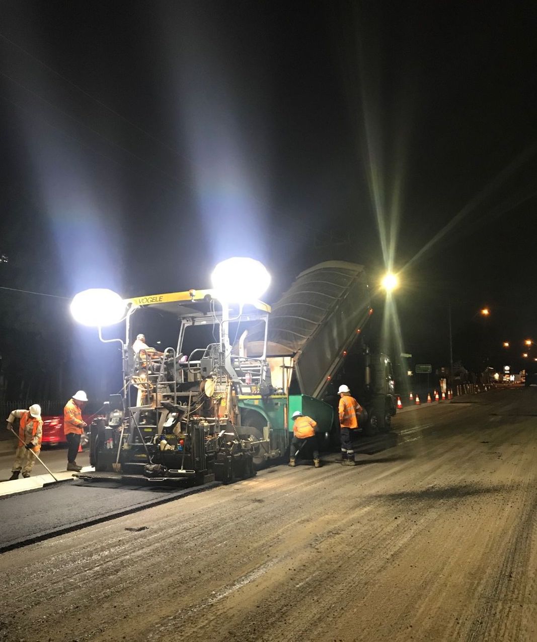 Asphaltech Supplies, Delivers and Lays New Asphalt at Reservoir Station